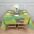 thumbnail image 2 of Camouflage Square Tablecloth 42x42in(107x107cm) – Waterproof Polyester Printed Table Cover, Wrinkle Resistant & Washable for Kitchen Dining Picnic Party Decor, 2 of 6