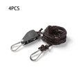 thumbnail image 3 of Sonducket Polea para toldo de tienda, trinquetes de Metal, cuerda colgante, toldo multiusos portátil, correa de amarre, colgador resistente para carpas 4 piezas Sonducket OD027503-02, 3 of 6