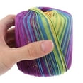 thumbnail image 3 of Raindrops  Lace Thread Cotton Chunky Crochet Yarn Rainbow Gradient Baby, 3 of 8