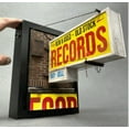 thumbnail image 3 of Retro Record Store Wall Light - Vintage Vinyl Record Decor With Stand & Wall Mount, Music Room Neon Sign, Unique Gift For Record Collectors & Music Lovers, Yellow Led Light For Bar, Studio, Bedroom, 3 of 7