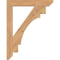 thumbnail image 3 of Ekena Millwork 3 1/2"W x 28"D x 36"H Merced Slat Smooth Bracket, Western Red Cedar, 3 of 4