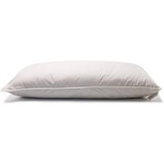 Organic King Size Kapok Pillow | Natural Organic Cotton Zippered Pillowcase | Adjustable Loft | Machine Washable Ventilated Cover | Supportive Bed Pillow for Side and Back Sleepers | Organic Fill