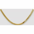 thumbnail image 2 of 10K Yellow Gold 4mm Silky Herringbone Chain (16 X 4) Made In Dominican Republic 10sk040-16, 2 of 5