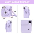 thumbnail image 5 of Caiyoule Mini 12 Case for Fuji Instax PU Leather Carrying Bag with 64 Pocket Mini Photo Album，Purple, 5 of 6