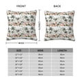 thumbnail image 2 of Pofeuu Flamingo Palm Trees Print Double-sided plush pillowcase Square Throw Pillow Covers Pillows Cover for Living Room Bedroom Sofa Couch Cushion Cover（No pillow core）-18"x18", 2 of 7