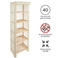 thumbnail image 3 of Lavish Home 5-Tier Wood Storage Organizer with Removable Cover, 3 of 11