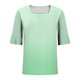 thumbnail image 4 of Blusas de Manga Corta para las Mujeres, Moda Verano Impreso, Blusas de Cuello Redondo, Chaqueta de Manga Corta para las Mujeres, 4 of 8