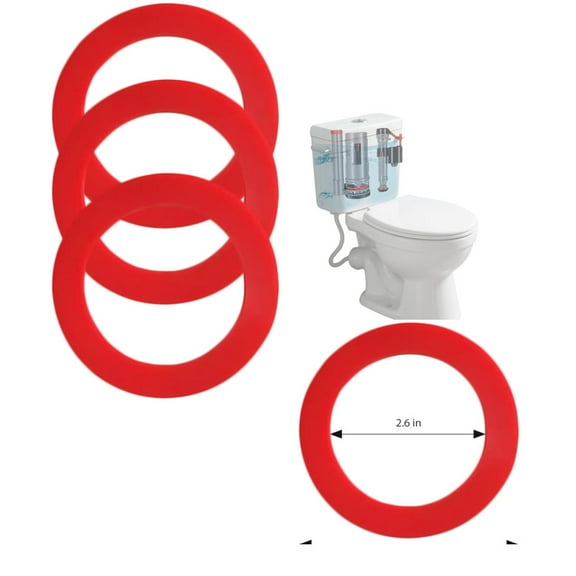 Plumbing 630-0030 Flush Valve Seal Gasket for Mansfield 210/211 - 4 PACK