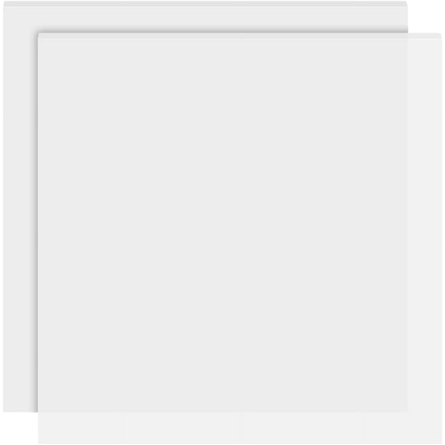2 Pcs Anti-Slip Silicone Mat 7.9x7.9 Inch Waterproof Silicone Placemats White Smoke Heat Insulation Silicone Pad for Craft DIY Nail Art Countertop Protector 3mm Thick