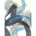 thumbnail image 2 of Art.com Blue Brushy Abstract II Art Print by Danhui Nai, 12" x 16", 2 of 4