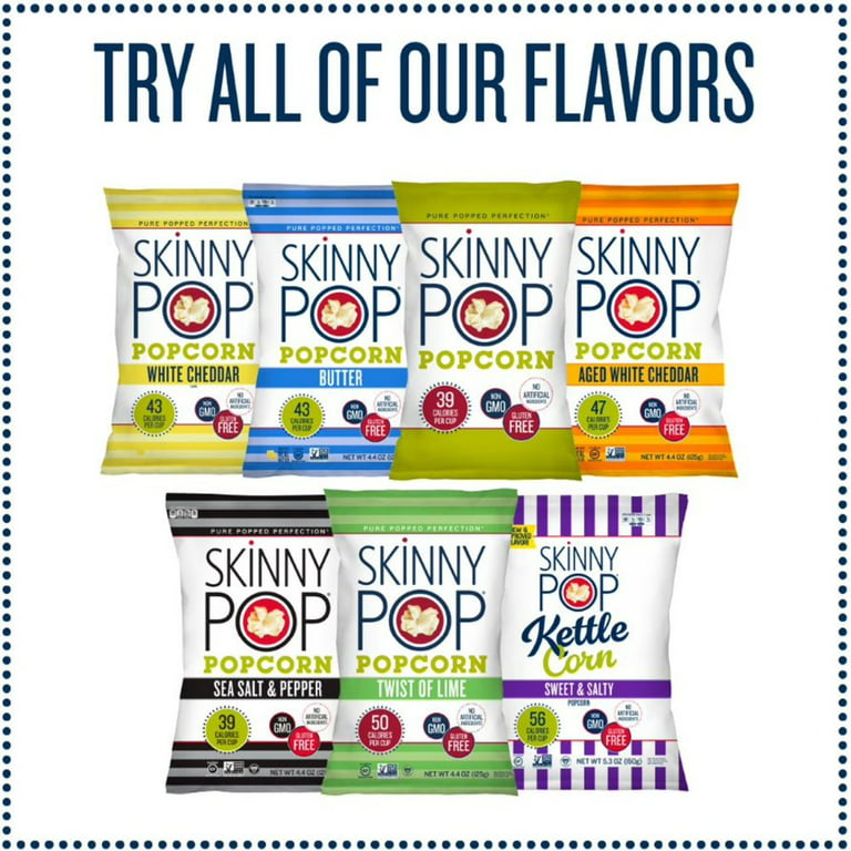 SkinnyPop's Gingerbread Cookie and White Chocolate Peppermint Popcorn Is So  Christmas - SkinnyPop Holiday Flavors