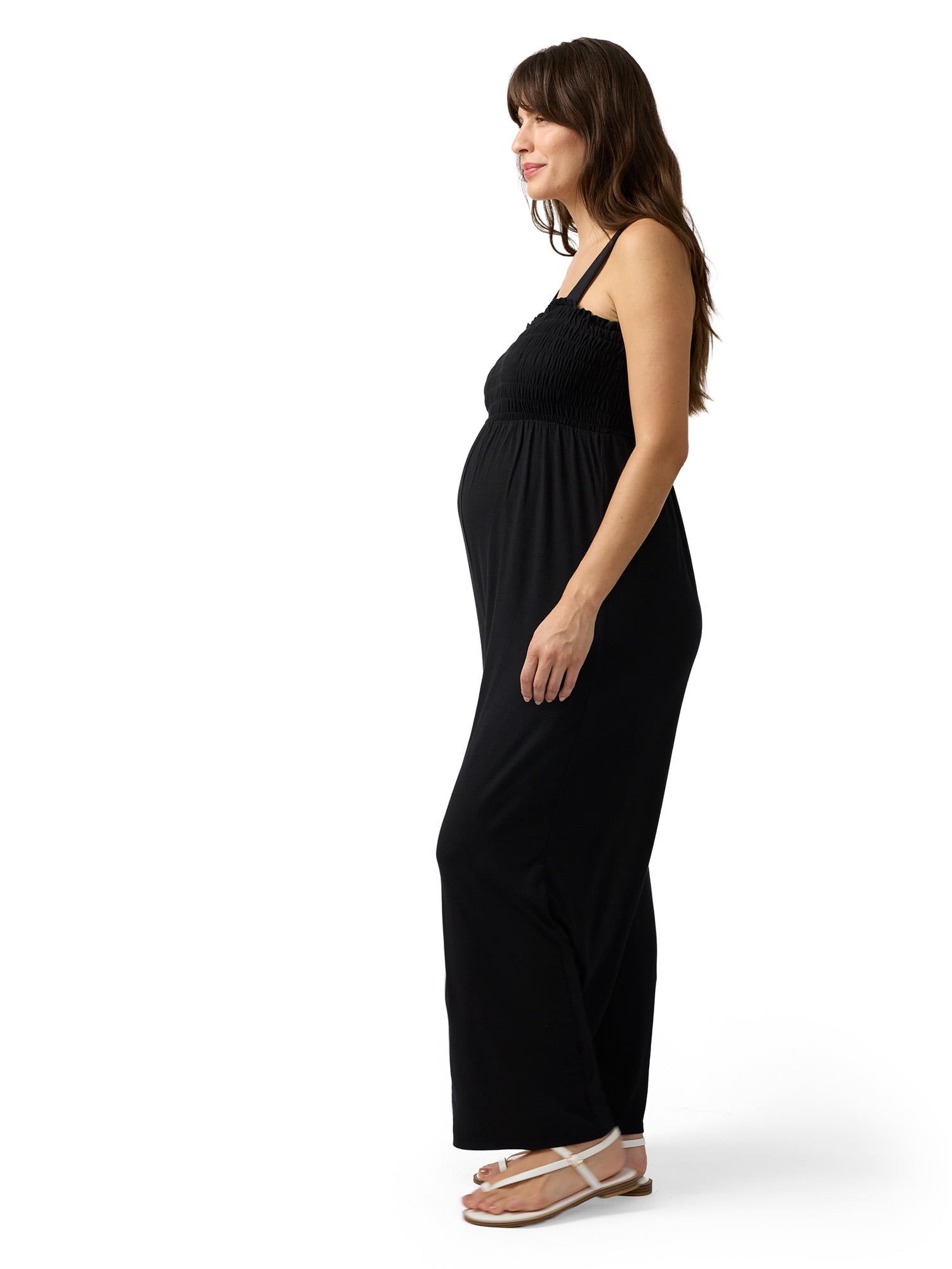 Ingrid & Isabel For Every Belly Maternity Smocked Jumpsuit, Size S-XXL