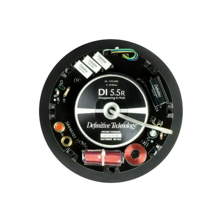 Definitive Technology - DI Series 5-1/4" Round In-Ceiling Speaker (Each) - White