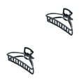 thumbnail image 4 of maskred Fashion Claw Clips Large Simple Style Handy Simple Style Sturdy Exquisite Accessories Barrettes for Women Dark Black/Arc 2Set, 4 of 6