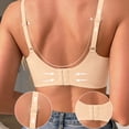 thumbnail image 6 of Njagoc3 Seamless Bras for Women Lace Trim Wireless Bra Gather Lift Support Bra Breathable Back Bra, 6 of 6