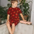 thumbnail image 4 of Balery Strawberry Conjunto de Pijama Infantil de Manga Corta con Estampado – Ropa de Dormir de Algodón Suave-Large, 4 of 6