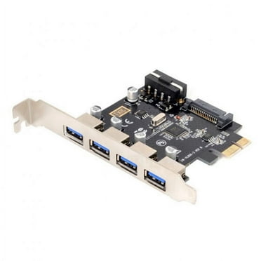 CY 4 Ports PCI-E to USB 3.0 HUB PCI Express Expansion Card Adapter 5Gbps for Motherboard