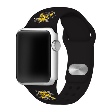 Wichita State Shockers Silicone Sport Band for Apple Watch - 42mm BLK