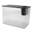 thumbnail image 4 of Miniature Design Small Fish Tank Transparent Plastic  Protective Lid Clear Aesthetic Betta Fish Desktop Aquarium for Goldfish DIY Opportunity, 4 of 7