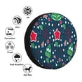 thumbnail image 4 of Fotbe Christmas Funda de Llanta de Repuesto con Estampado, Engrosada, Ajuste Universal para Jeep, Remolque, RV, SUV, Camión-14 inch, 4 of 6