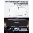 thumbnail image 2 of Protector Solar para Parabrisas Proadsy Mejorado para Ford Bronco 2021-2025, 2 of 9