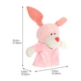 thumbnail image 2 of Plush Animal Hand Puppet Stuffed Cartoon Bunny Hand Puppet Plaything for Kid, 2 of 6