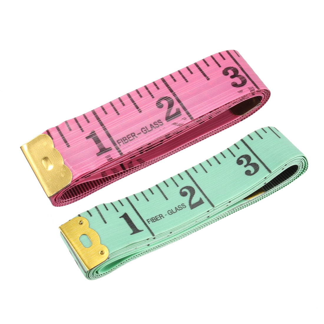 2 Pack Colorful Soft Tape Measure for Sewing Tailor Cloth Ruler 