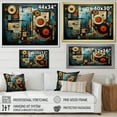 thumbnail image 4 of Designart "Array of Electricity I" Abstract Collages Floater Framed Wall Art Print, 4 of 7