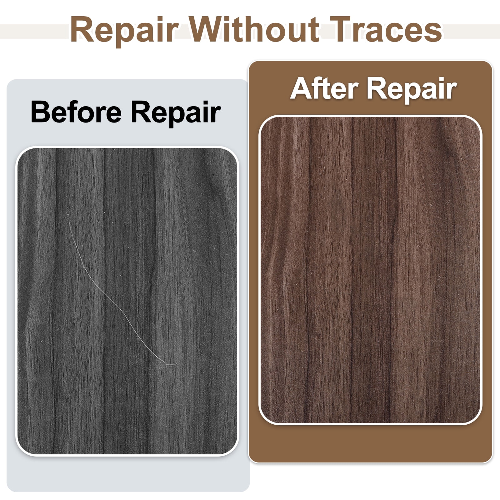 Uxcell Furniture Markers Touch Up, Furniture Repair Kit Wood Maker Coffee