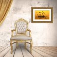 thumbnail image 3 of Chakraborty, Debopam 18x13 Gold Ornate Wood Framed with Double Matting Museum Art Print Titled - Feeding Birds, 3 of 4