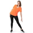 thumbnail image 2 of Athletic Works Women's Active Texture Knit V-Neck Tee, Sizes XS-XXXL, 2 of 8