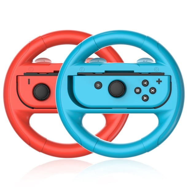 Pack de 2 volantes para videojuegos compatibles con los mandos Joy-Con de Nintendo Switch