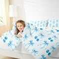 thumbnail image 3 of Feelyou Bow Cherry Twin Bedding Sets 7pcs, Cartoon Stars Bedding Comforter Set, 3 of 7