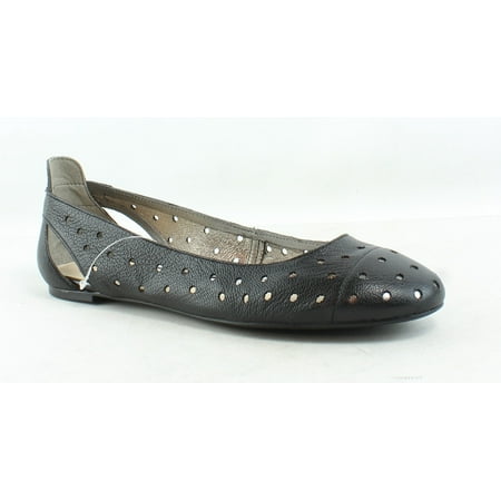 pewter ballet flat
