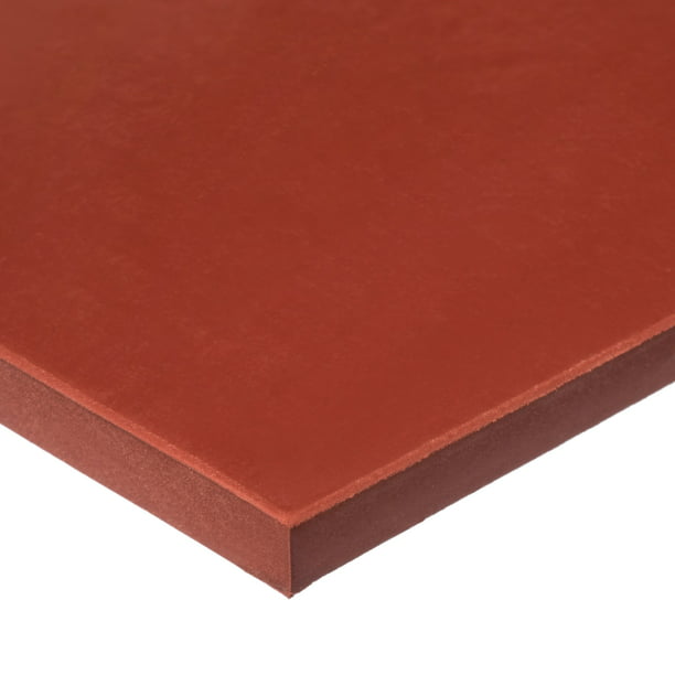 Silicone Rubber Sheet with High Temp Adhesive - 60A - 1/16