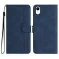 thumbnail image 2 of Wallet Case for iPhone XR, with Card Slots [RFID Blocking],Durable Flip Folio Kickstand Magnetic Closure Leather Wallet Wrist Strap Women Men Case For iPhone XR,Darkblue, 2 of 10
