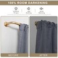 thumbnail image 2 of Curtain Rods for Windows to es Wrap Around Heavy Duty Drapery Rod ” Wall Mounted Ceiling Mounted Curved out Room Darkening Curtains Rod for Bedroom Kitchen Window Matte, 2 of 8