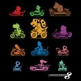thumbnail image 2 of Men's Nintendo Multicolored Racers  Graphic T-Shirt, 2 of 5