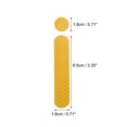 thumbnail image 3 of 6pcs Universal Reflective Safety Stickers for Helmet Adhesive Tape Reflector for Bicycle Motorcycle Helmets Yellow, 3 of 6