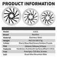 thumbnail image 6 of 160mm 180mm 203mm BUCKLOS MTB Disc Brake Rotor 6 Bolts Mountain Bike Rotor Front Rear Road Bike Brake Rotor with 6 Bolts fit Shimano SRAM AVID G3 for BMX​, 6 of 8