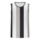 thumbnail image 3 of Camiseta sin mangas de cuello redondo para hombre, ropa de ocio, fitness, para el hogar, pijamas, camiseta con estampado de rayas de moda a color, blusa deportiva de poliéster para hombre, 3 of 4