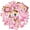 2A, variant on 35pcs-50pcs Western Stationery Stickers Cowboy Kids Stickers Pink Children Stickers for Laptops Suitcases Notebooks