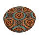 thumbnail image 1 of Balery African Tribal Style Fundas de asiento para taburete de bar redondo de tela de terciopelo ajustables que protegen de arañazos y manchas para sillas de 14 a 17 pulgadas.-14 inch, 1 of 7