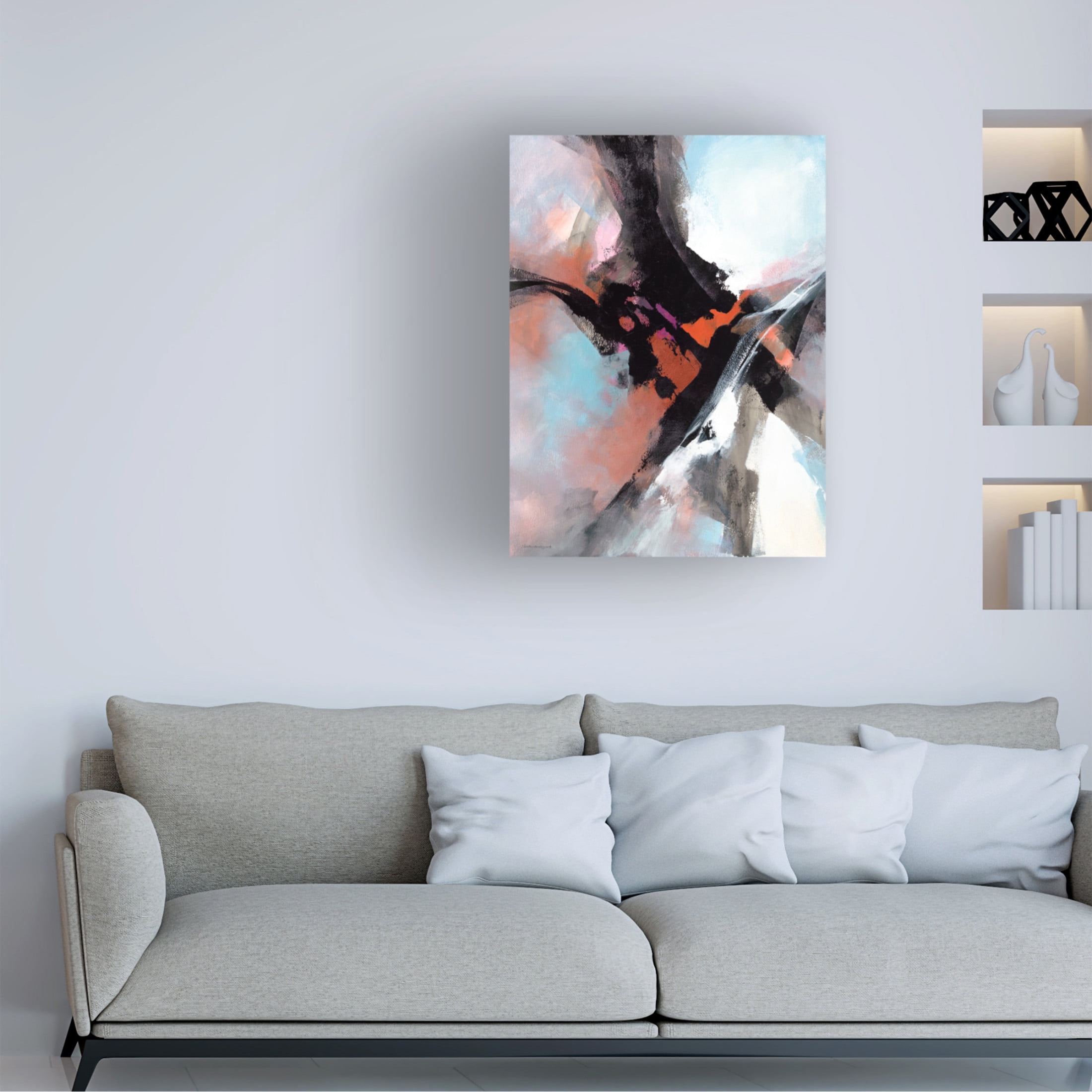 Canvas Wall Art - Thomas Leung 'Motivation' Wall Art for Living Room, Bedroom, or Office Décor by Trademark Fine Art - 14 x 19 Inches
