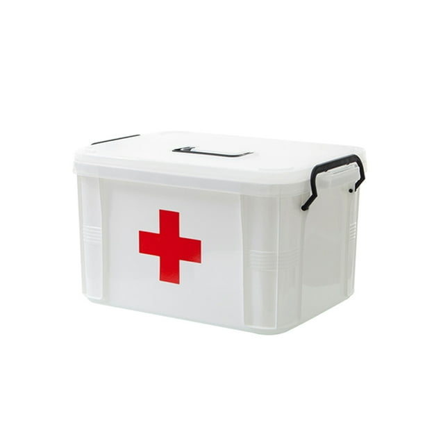Household First Aid Box Multiplelayer Indoor Organizer Portable