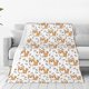 thumbnail image 1 of Balery Corgi with Hearts Manta de Felpa Suave y Acogedora – Cobija de Franela Aterciopelada para Cama, Lavable y Cálida para Sofá, Mascotas, Transpirable-50"x40", 1 of 7