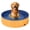 Yellow-M-40"x 12", variant on Foldable Pet Swimming Pool Yellow M-40"x 12" Outdoor Bathing Tub