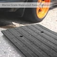 thumbnail image 4 of Pyle Car Driveway Adjustable Curb Ramps - 3 Pack Heavy Duty Rubber Threshold Ramp Kit Set - Also for Loading Dock, Garage, Sidewalk, Truck, Scooter, Bike, Motorcycle & Wheelchair Mobility - PCRBDR23, 4 of 5