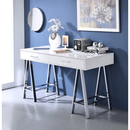 Synthetic Wood Desk Modern Look | Home Office Space Aesthetic Work Desk