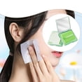thumbnail image 4 of Lámina absorbente de aceite práctica, resistente y con espejo para hombres y mujeres, 100 unidades para estudiantes Verde, 4 of 7